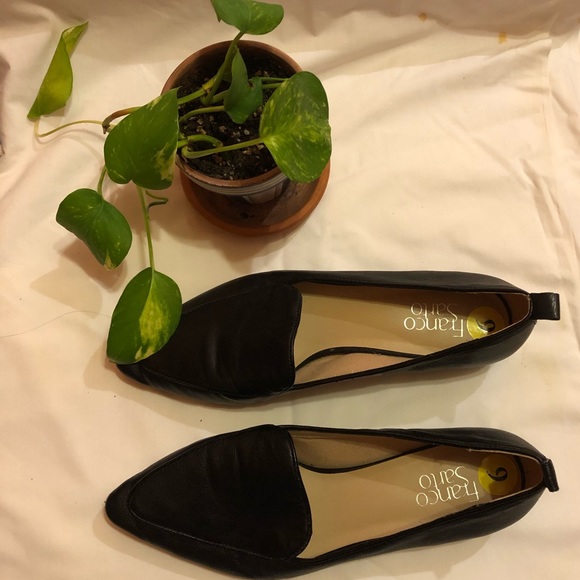 Franco Sarto Shoes - Black Leather Franco Sarto flats size 9